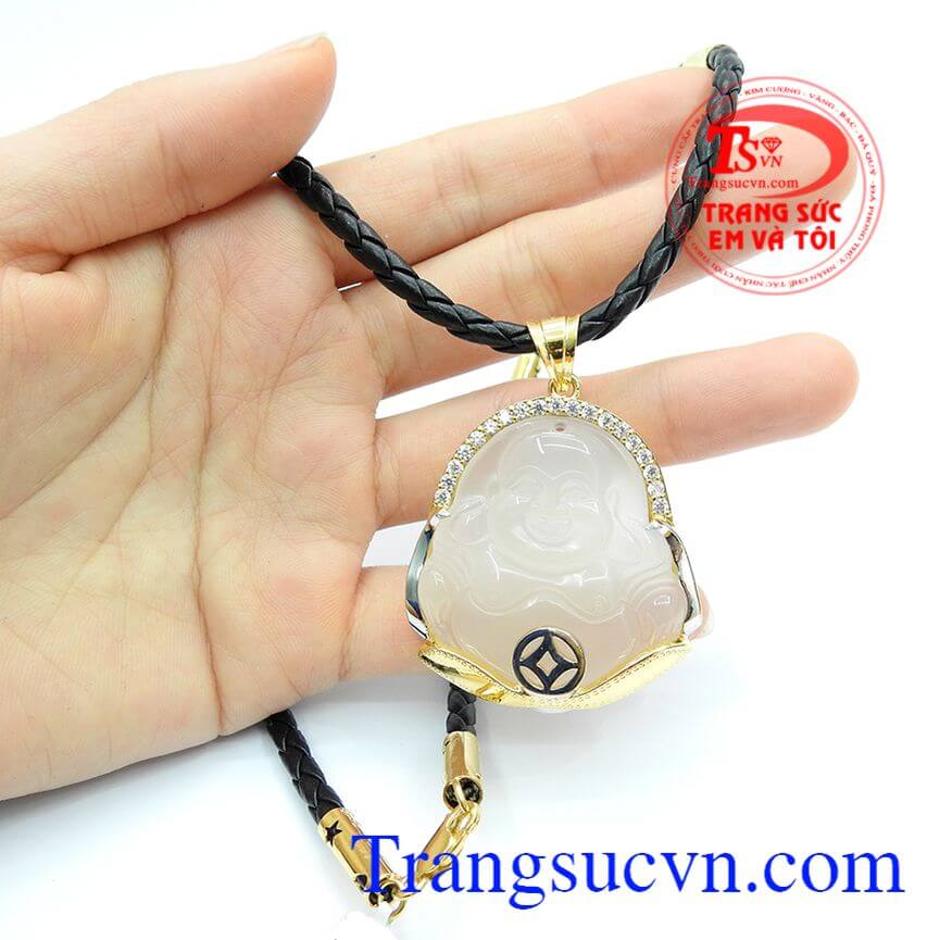 Bộ dây chuyền phật mã não thiên nhiên, Bộ dây chuyền nam mệnh Thủy, Bộ dây chuyền nam cá tính