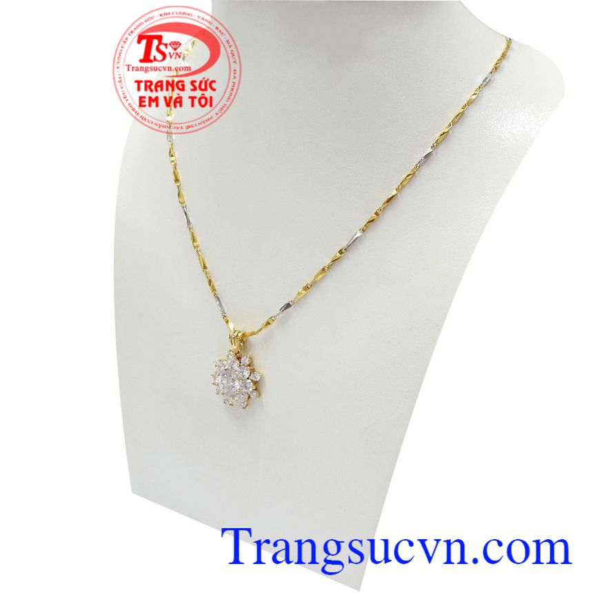 Bộ dây chuyền vàng quý phái, Trang sức bộ, bộ dây chuyền nữ đẹp Bộ dây chuyền vàng quý phái, Trang sức bộ, bộ dây chuyền nữ đẹp