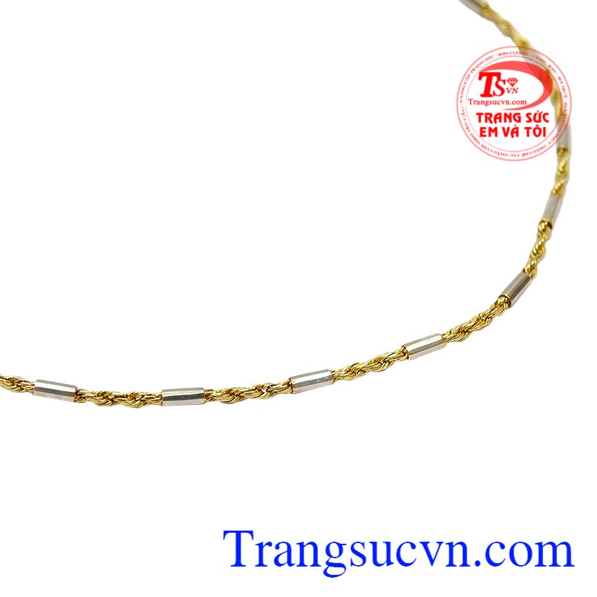 Dây chuyền vàng tây 18k, Dây chuyền Italy, dây chuyền nữ Italy