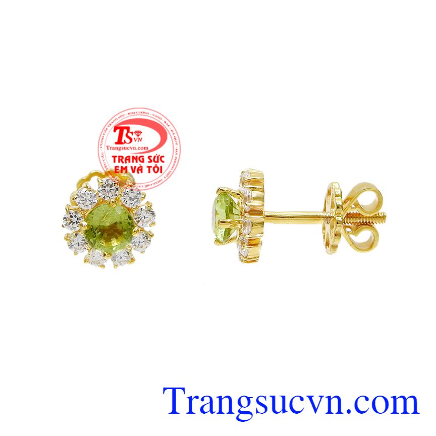 Hoa tai Peridot thanh lịch, Hoa tai đá quý, Hoa tai peridot thiên nhiên Hoa tai Peridot thanh lịch, Hoa tai đá quý, Hoa tai peridot thiên nhiên