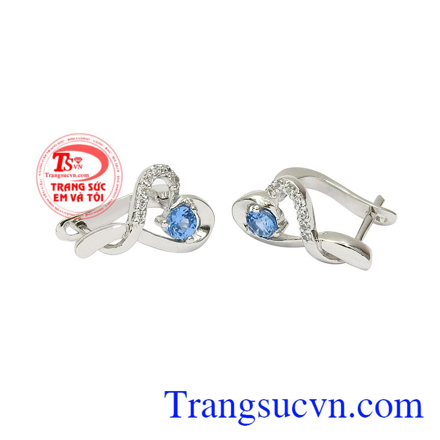 Hoa tai topaz đẹp thiên nhiên, Hoa tai vàng đá quý, Hoa tai vàng trắng Hoa tai topaz đẹp thiên nhiên, Hoa tai vàng đá quý, Hoa tai vàng trắng
