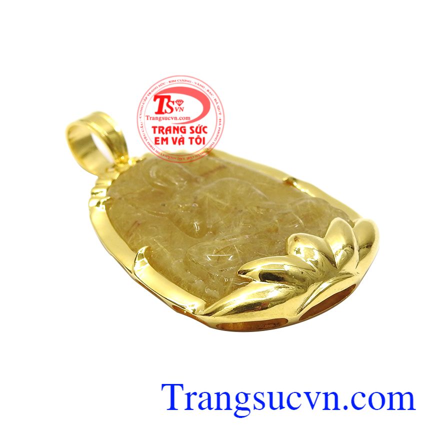 Mặt phật bọc vàng tuổi tuất-hợi, Mặt Phật Bọc Vàng, Mặt phật  may mắn