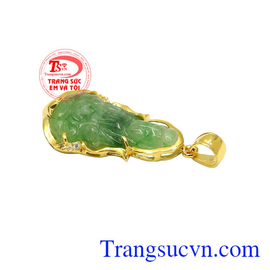 Mặt phật Quan Âm cẩm thạch an nhiên, Mặt dây chuyền nam, mặt dây cẩm thạch