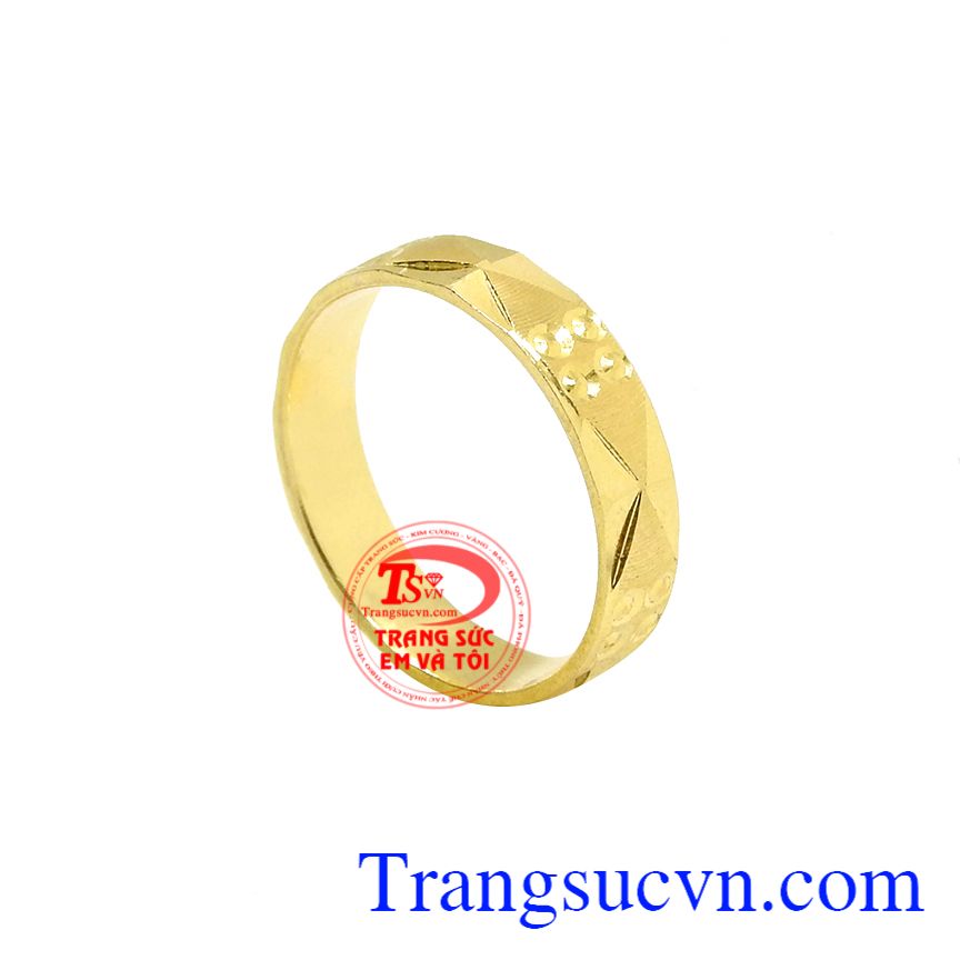 Nhẫn nữ cá tính vàng tây, Nhẫn nữ vàng duyên dáng, Nhẫn nữ vàng tinh tế