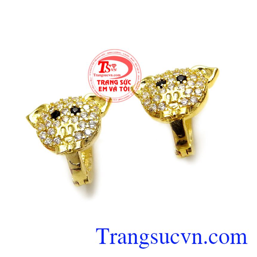 Hoa tai tuổi hợi thịnh vượng, Hoa Tai Vàng Đá Quý, Hoa Tai Vàng Tây