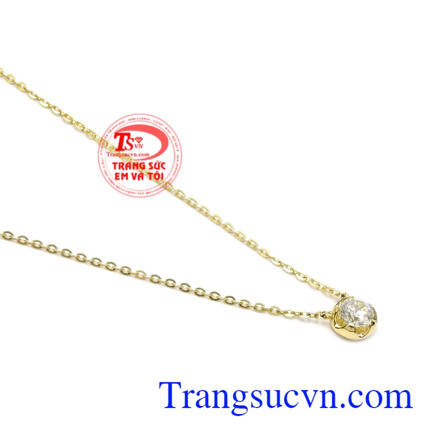 Bộ dây liền mặt nhỏ xinh, Dây chuyền nữ Bộ dây liền mặt nhỏ xinh, Dây chuyền nữ