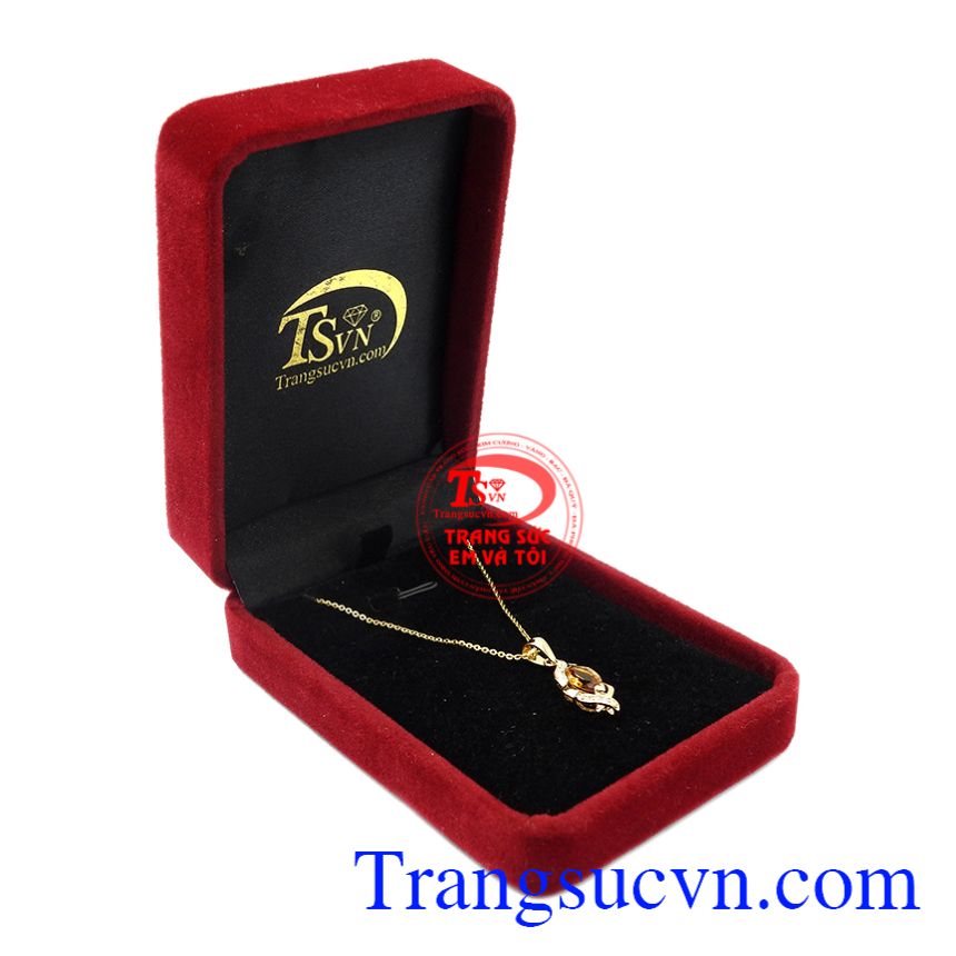 Bộ mặt dây thạch anh vàng, Trang sức bộ Bộ mặt dây thạch anh vàng, Trang sức bộ