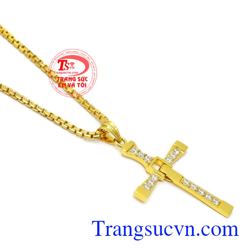 Bộ mặt dây thánh giá thịnh bình an, Bộ trang sức vàng nam