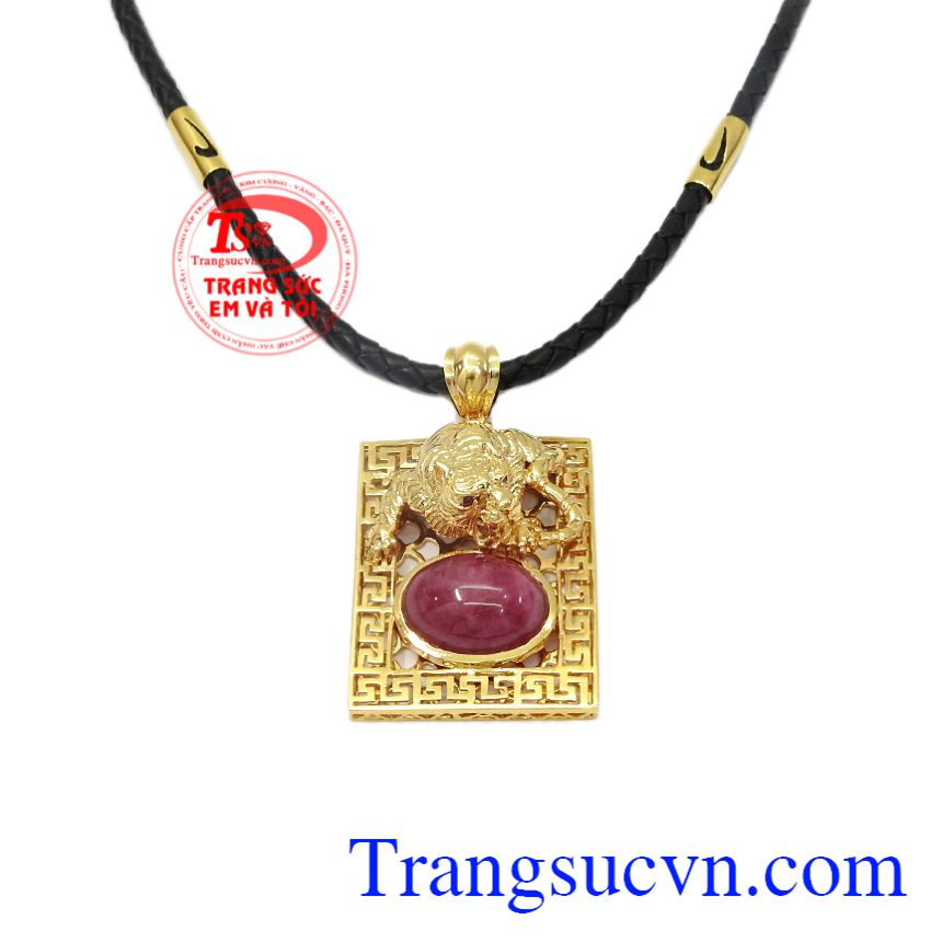 Bộ mặt dây vàng Ruby, Bộ trang sức vàng nam