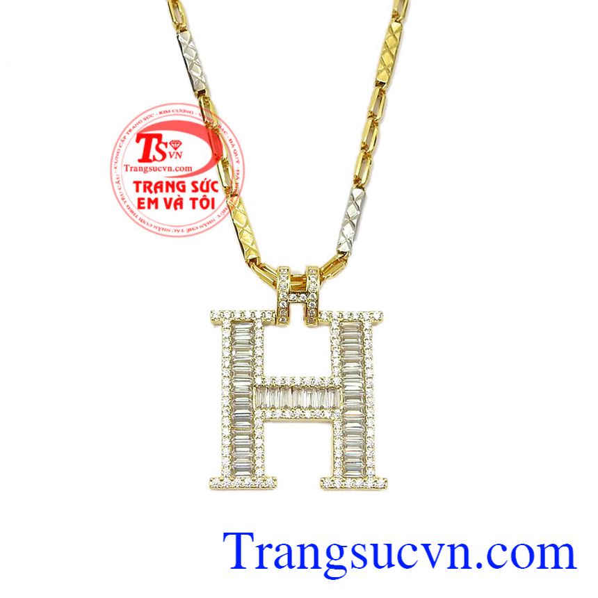 Bộ trang sức chữ H sang trọng, bộ trang sức vàng nam