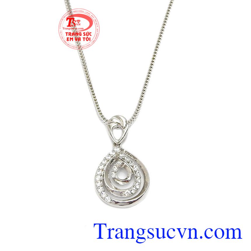 Bộ trang sức nữ tính vàng trắng, trang sức bộ