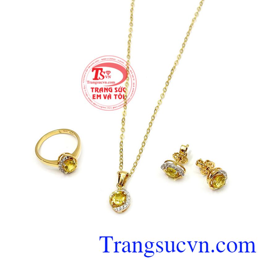 Bộ trang sức Sapphire độc đáo, Trang Sức Bộ
