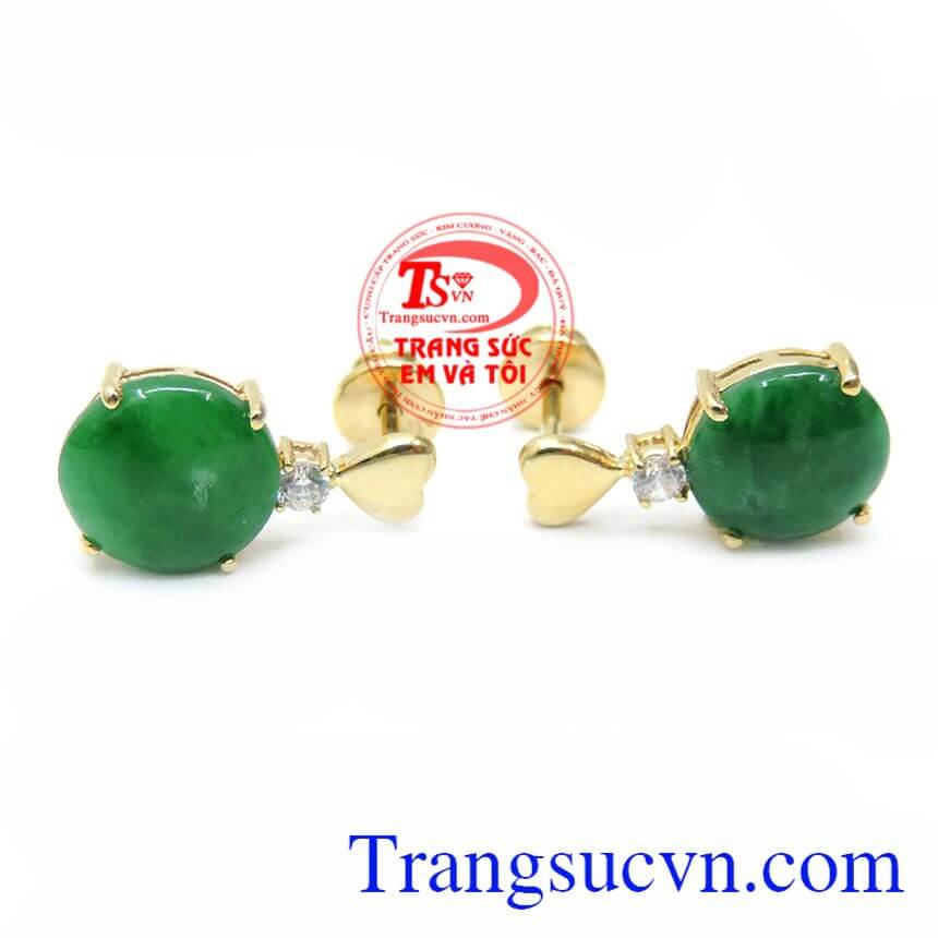 Bông Tai Ngọc Cẩm Thạch Yêu Thương, Hoa tai Jadeite