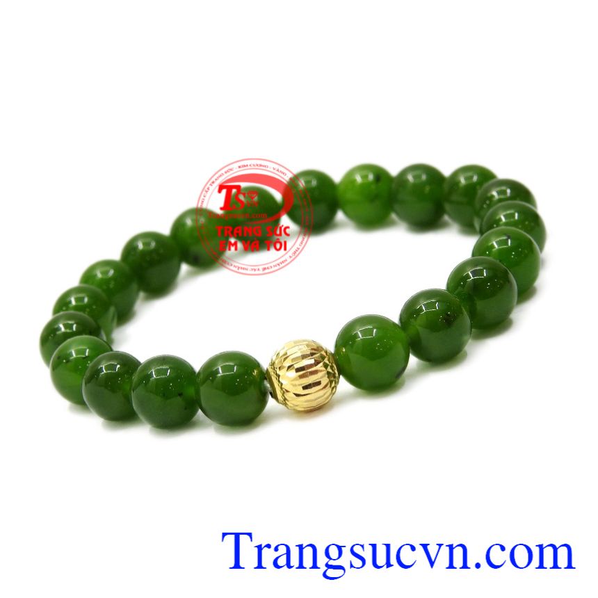 Chuỗi tay Nephrite charm vàng, Vòng tay nữ vàng Chuỗi tay Nephrite charm vàng, Vòng tay nữ vàng