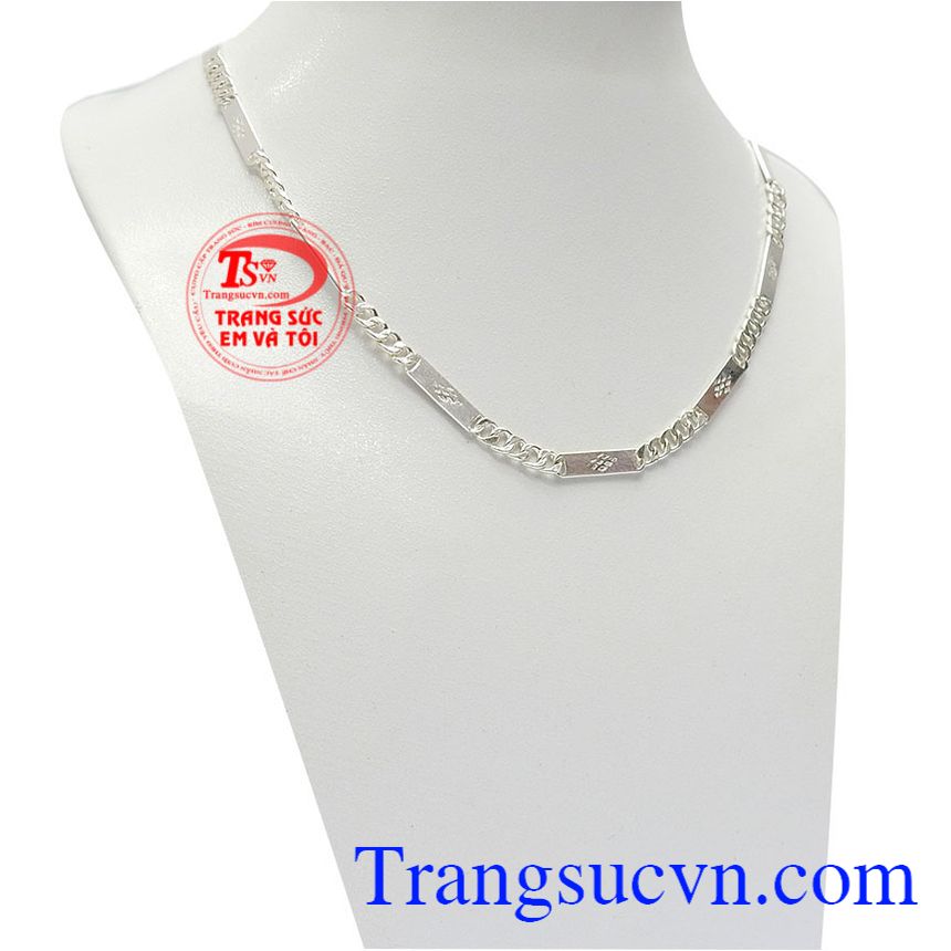 Dây bạc trẻ em xinh xắn,Dây bạc nam đẹp