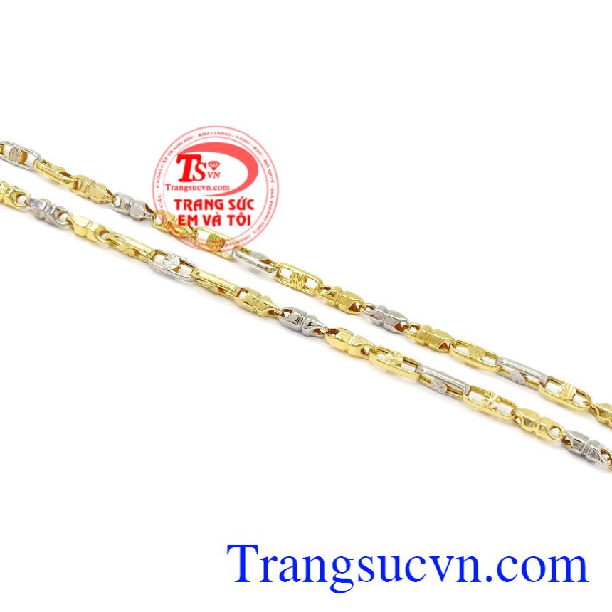 Dây chuyền nam vàng ấn tượng 10k, Dây chuyền nam vàng tây