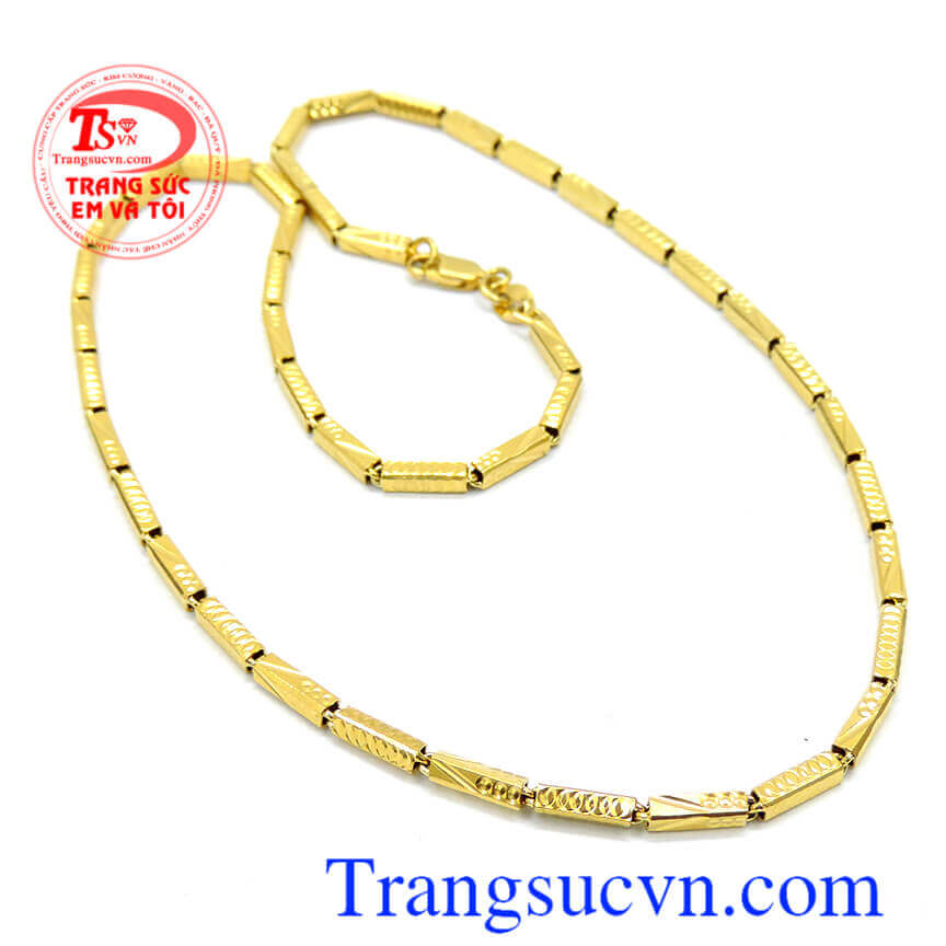 Dây chuyền thời trang hè 2016, dây chuyền nam vàng tây