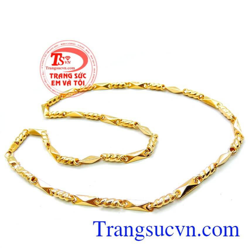 Dây chuyền vàng màu, Dây Chuyền Nam Vàng Tây