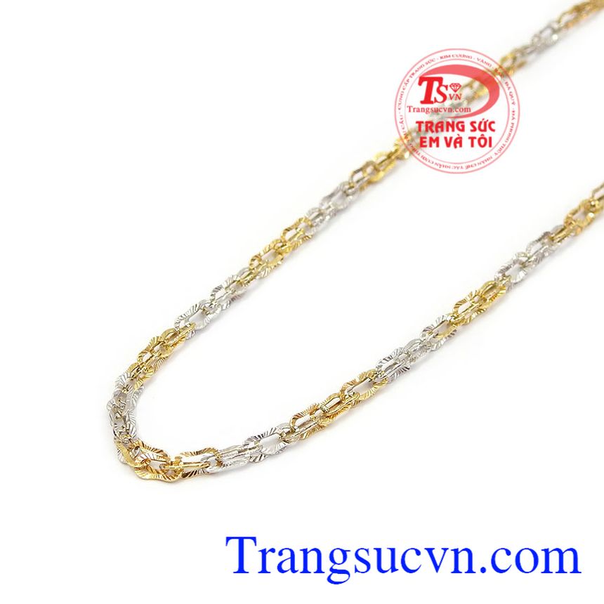 day chuyen y 18k dai dep, Dây chuyền ý 18k dài đẹp