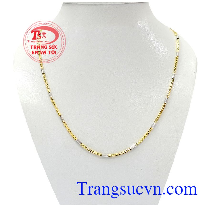 Dây vàng 10k Ý, Dây Chuyền Nữ Italy 10k