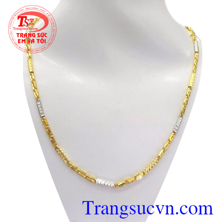 Dây vàng tây khúc vàng, Dây chuyền nam vàng tây Dây vàng tây khúc vàng, Dây chuyền nam vàng tây