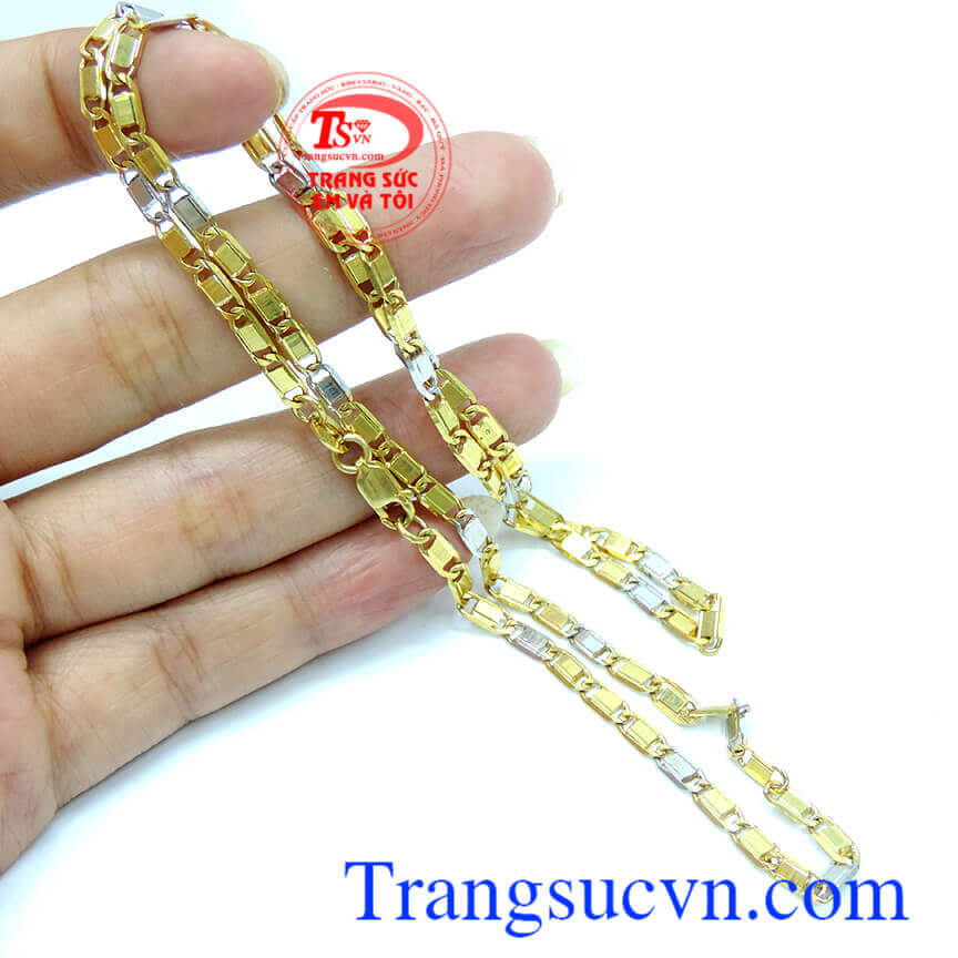 Dây vàng viên kẹo ngọt ngào, Dây chuyền nam vàng tây