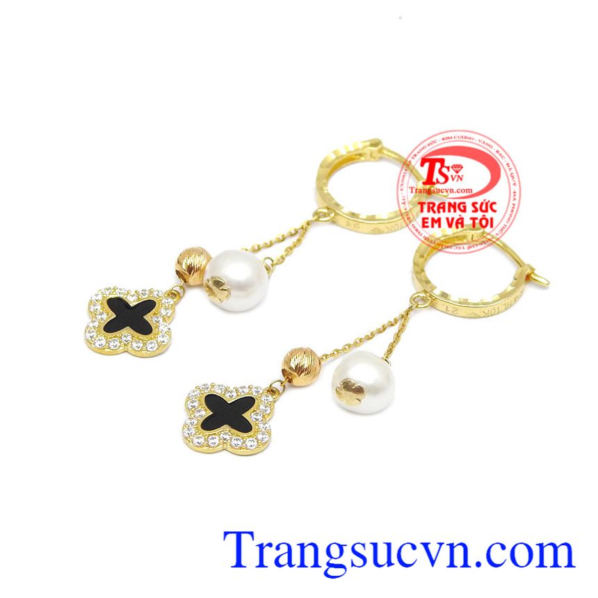 Hoa tai ngọc trai hàng hiệu, Hoa Tai Vàng Tây, Hoa tai nữ