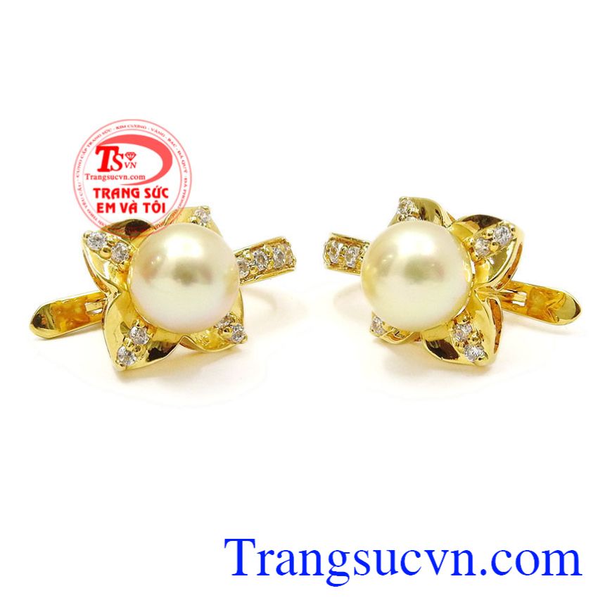 Hoa tai ngọc trai thanh thoát, Hoa tai ngọc trai Hoa tai ngọc trai thanh thoát, Hoa tai ngọc trai