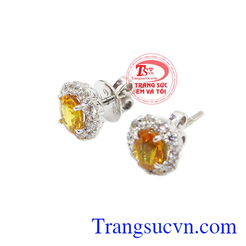 Hoa tai Sapphire chất lượng, Hoa tai Sapphire