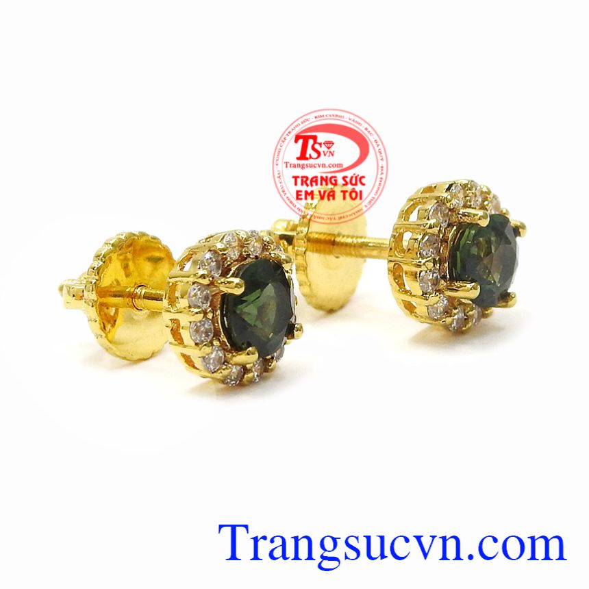 Hoa tai Sapphire nhỏ xinh, Hoa tai Sapphire Hoa tai Sapphire nhỏ xinh, Hoa tai Sapphire