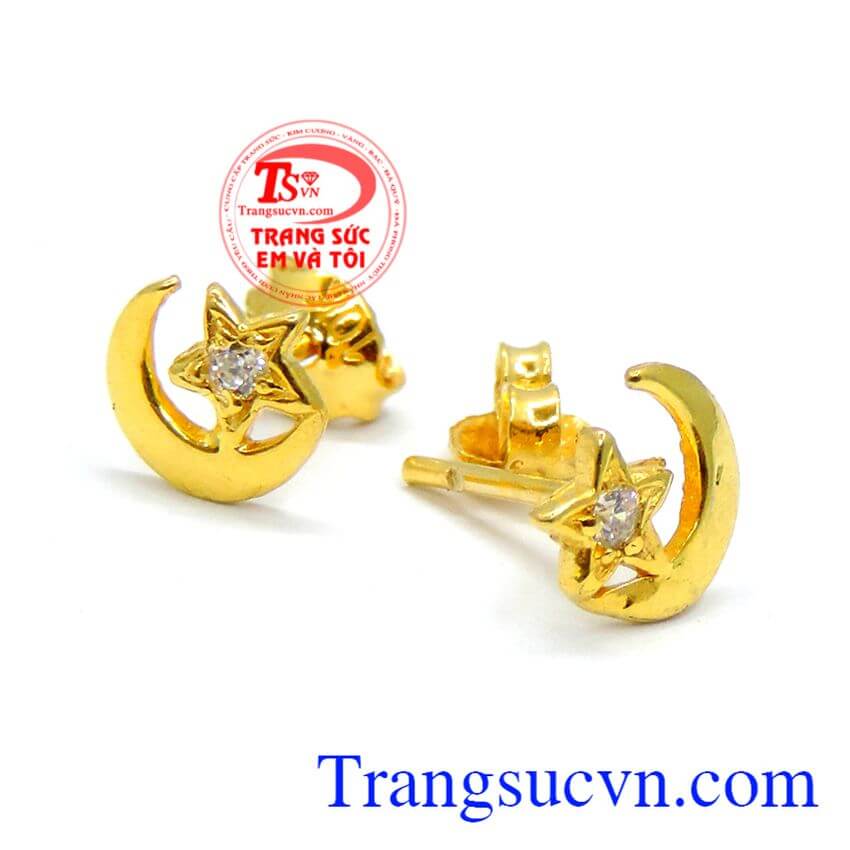 Hoa tai trăng sao, Hoa tai vàng tây