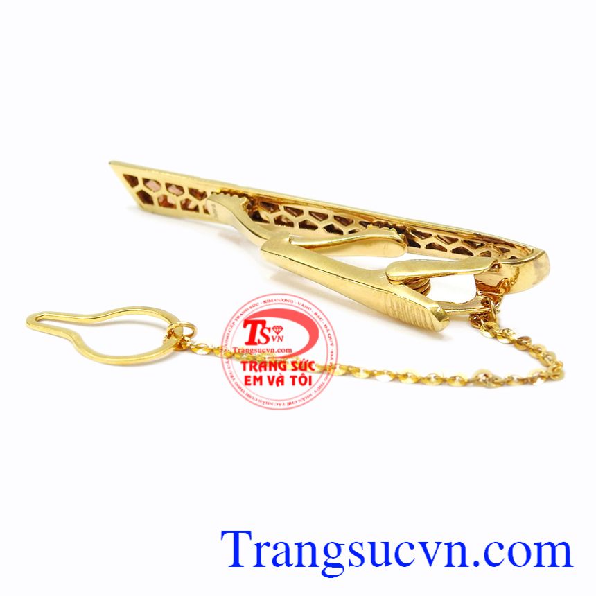 Kẹp caravat vàng lịch lãm, Kẹp caravat vàng Kẹp caravat vàng lịch lãm, Kẹp caravat vàng
