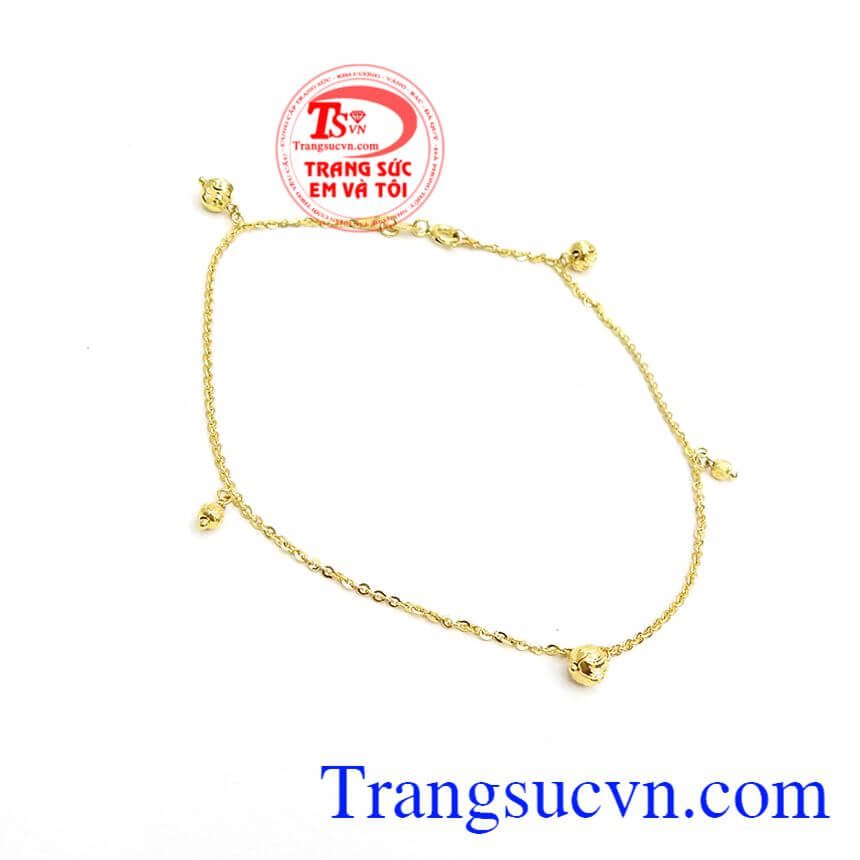 Lắc Chân Vàng May Mắn Bình An, Lắc chân vàng