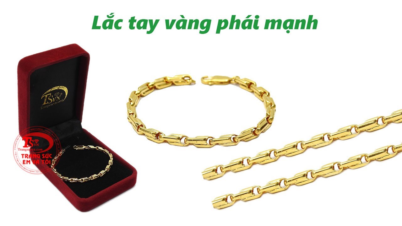 Lắc tay nam vàng, Lắc tay vàng Lắc tay nam vàng, Lắc tay vàng