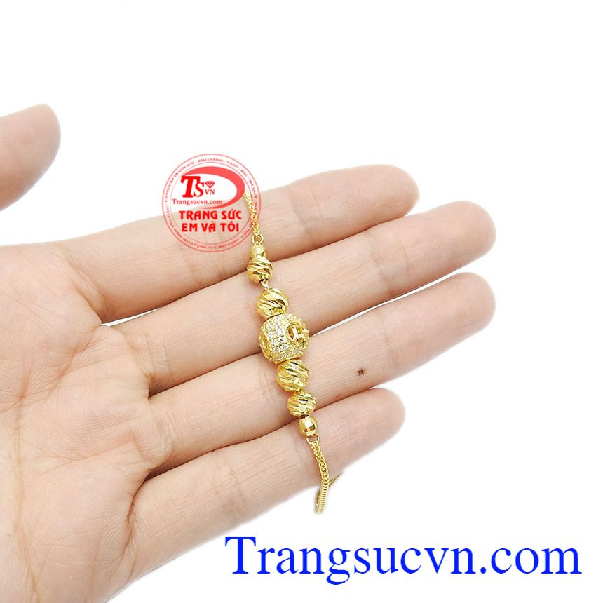 Lắc tay nữ 10k thanh lịch,Lắc tay vàng,Lắc tay nữ vàng