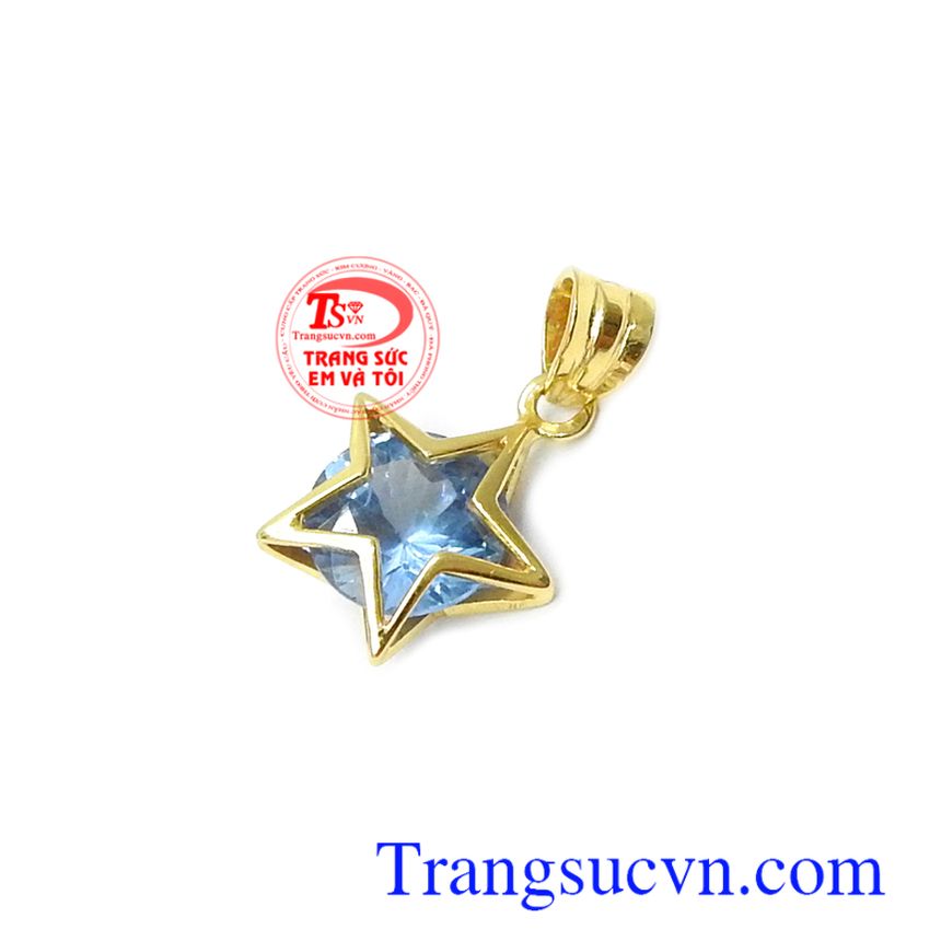 Mặt dây chuyền 10k đính đá phong cách, Mặt dây chuyền vàng Mặt dây chuyền 10k đính đá phong cách, Mặt dây chuyền vàng