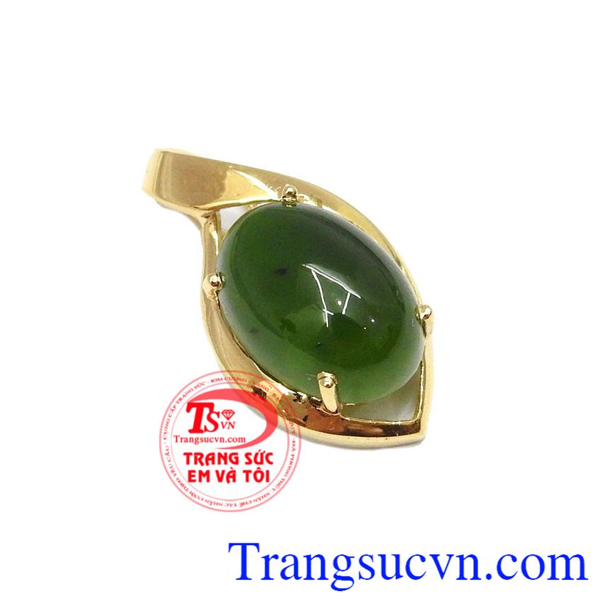 Mặt dây chuyền nephrite tinh tế, Mặt dây chuyền vàng Mặt dây chuyền nephrite tinh tế, Mặt dây chuyền vàng