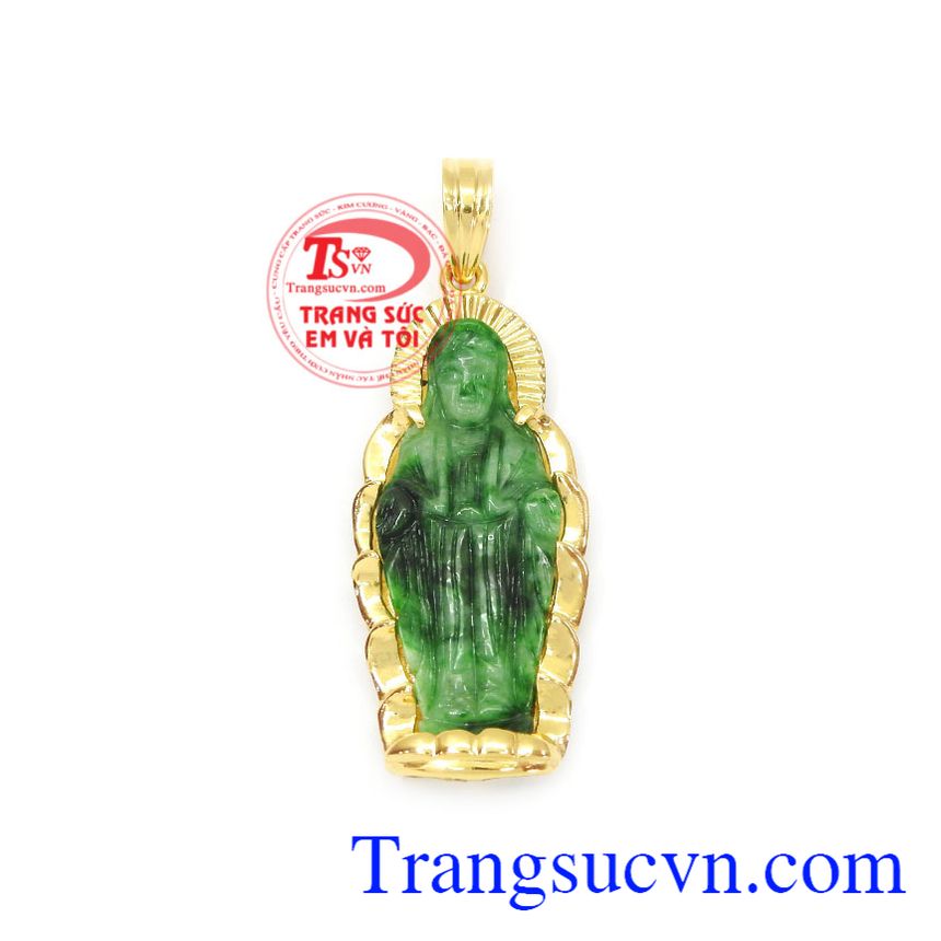 Mặt dây đức mẹ ban ơn vàng 14k, Mặt Dây Công Giáo