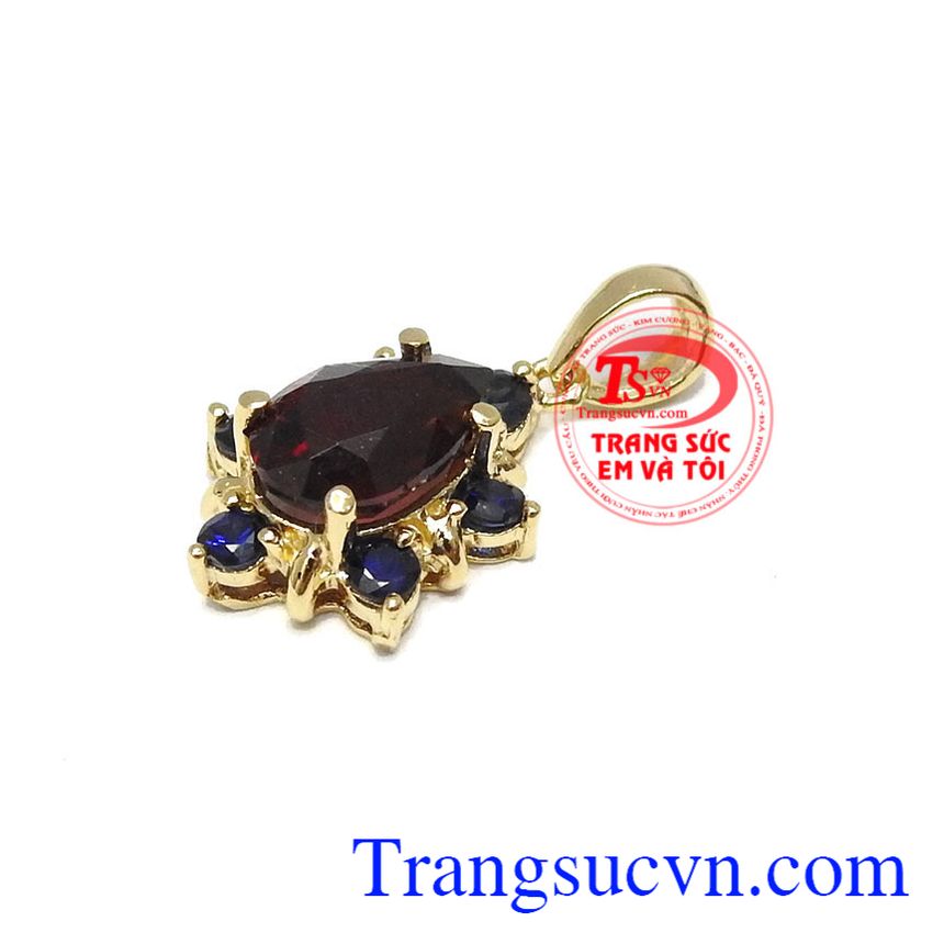 Mặt dây granat đẹp, Mặt dây chuyền đá quý Mặt dây granat đẹp, Mặt dây chuyền đá quý