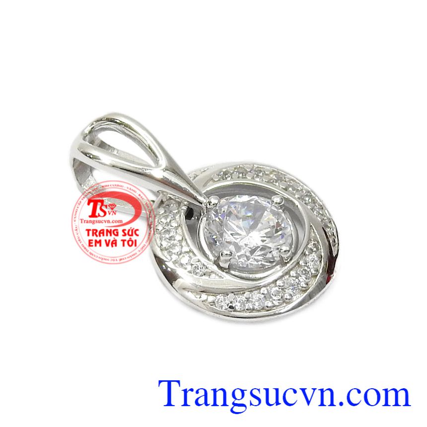 Mặt dây nữ vàng trắng thanh thoát, Mặt dây chuyền vàng