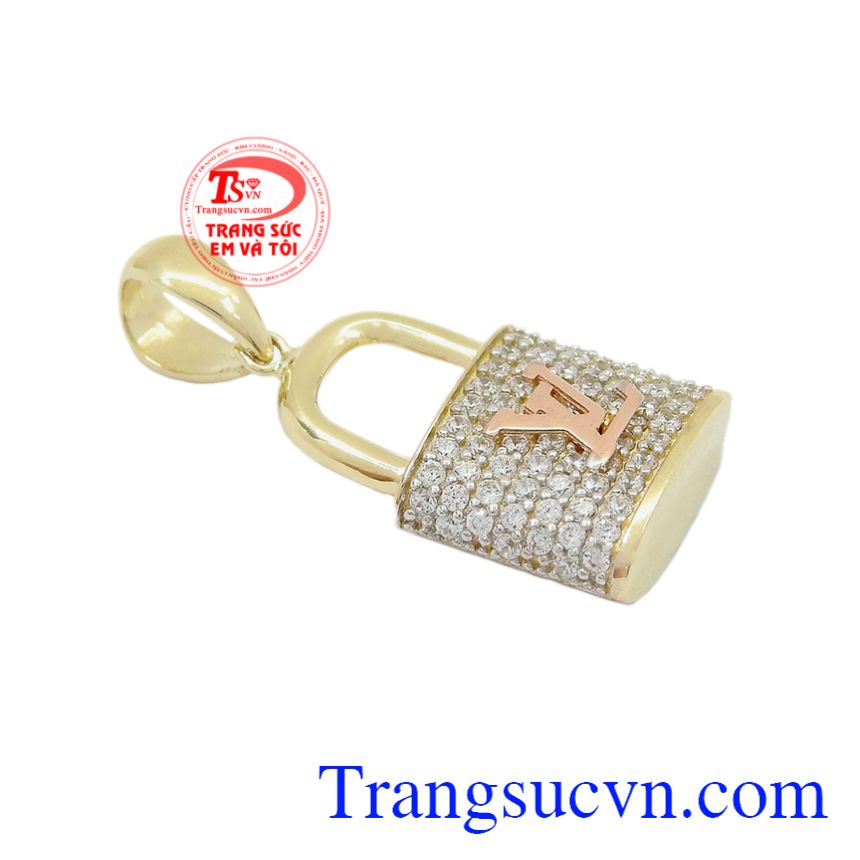 Mặt dây ổ khóa Korea, Mặt dây chuyền vàng