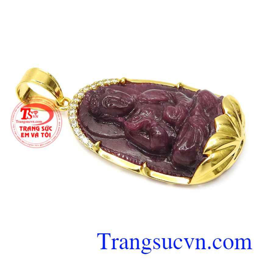 Mặt dây phật bản mệnh tuổi Tuất- Hợi, Mặt phật bọc vàng