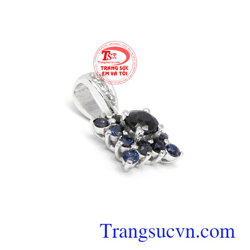 Mặt dây Sapphire may mắn, Mặt dây chuyền đá quý Mặt dây Sapphire may mắn, Mặt dây chuyền đá quý