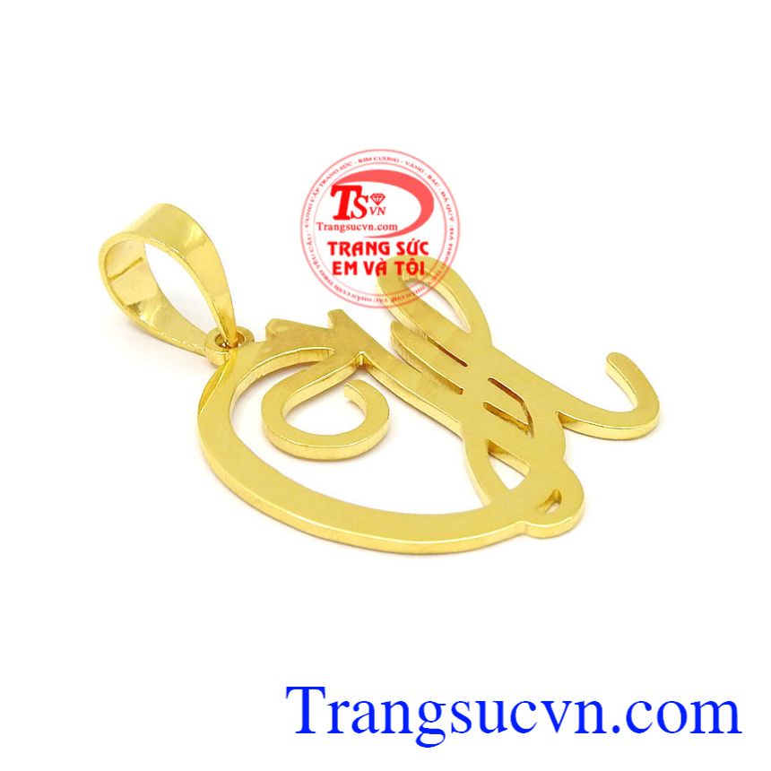 Mặt dây vàng chữ CH, Mặt dây chữ vàng