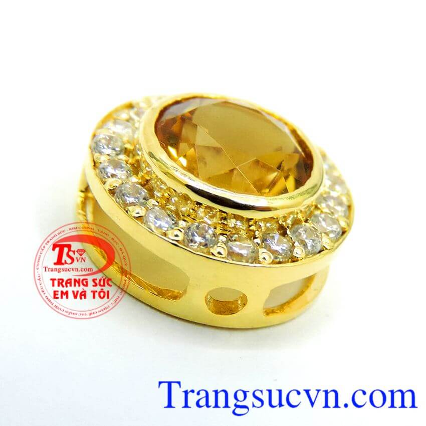 Mặt Dây Vàng sức khỏe cho mệnh Kim, Mặt dây citrine