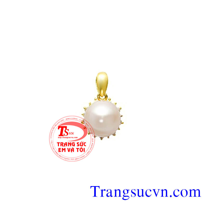 Mặt ngọc trai đẹp vàng, Mặt dây ngọc trai Mặt ngọc trai đẹp vàng, Mặt dây ngọc trai