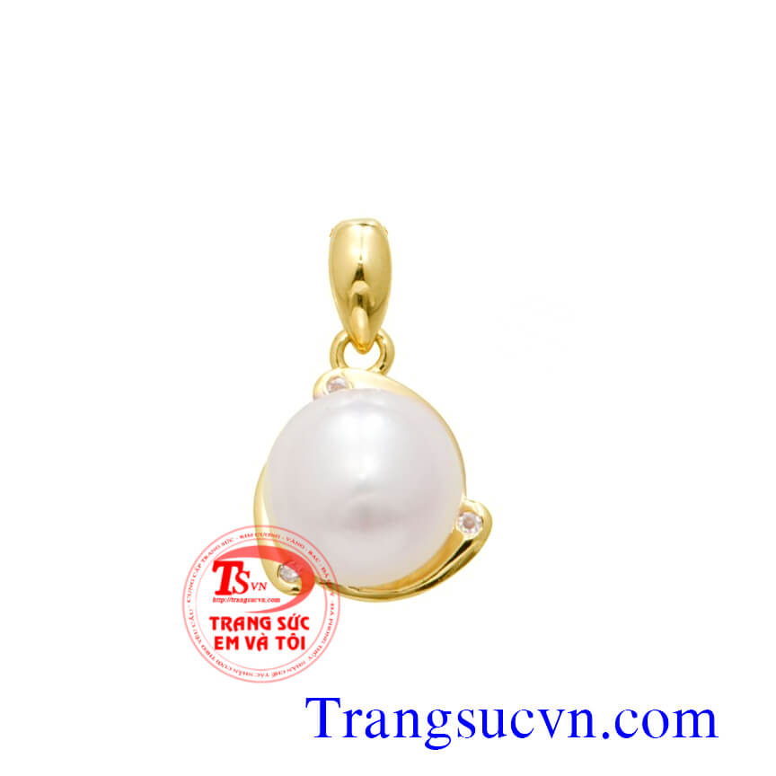 Mặt ngọc trai vàng tây 18k, Mặt dây ngọc trai Mặt ngọc trai vàng tây 18k, Mặt dây ngọc trai