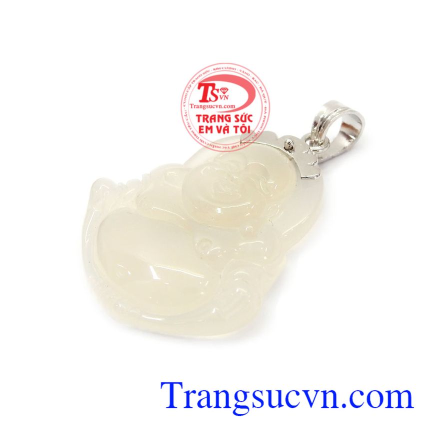 Mặt phật di lặc mã não phú quý, Mặt Phật Bọc Vàng