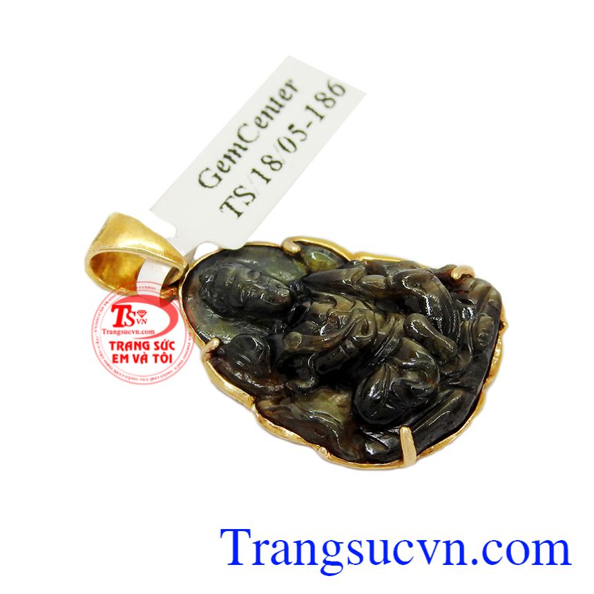 Mặt Sapphire phật bọc vàng, Mặt Phật bọc vàng