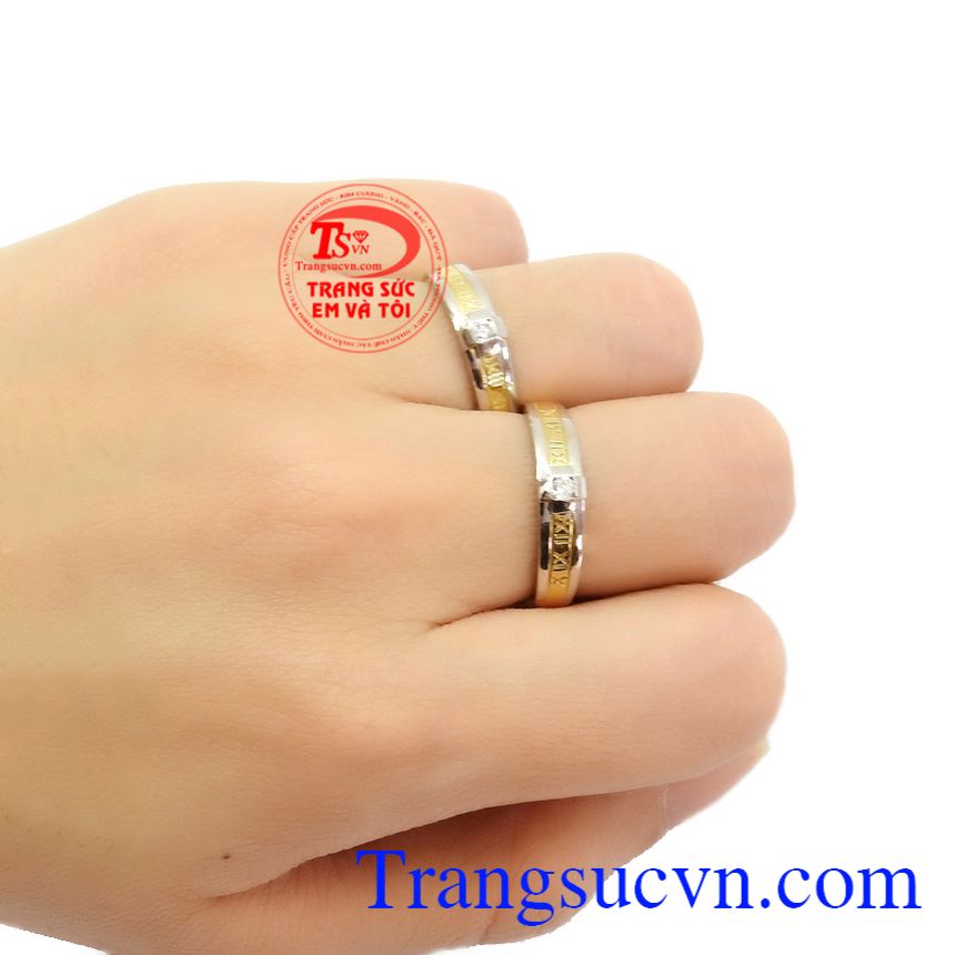 Nhẫn cưới vàng 14k giá rẻ,Nhẫn cưới đẹp,Nhẫn cưới thời trang